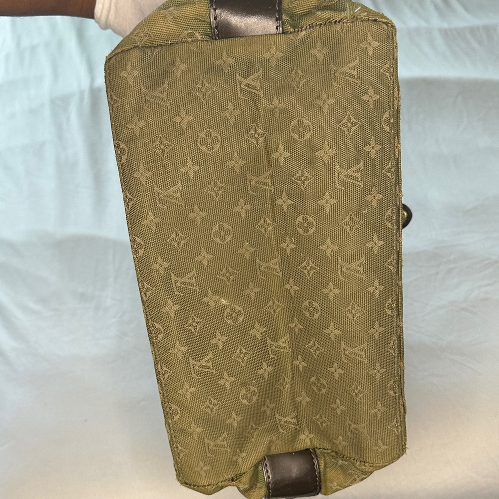 Louis Vuitton Croisette Marina PM Khaki Mini Lin Canvas Satchel - Picture 13 of 16